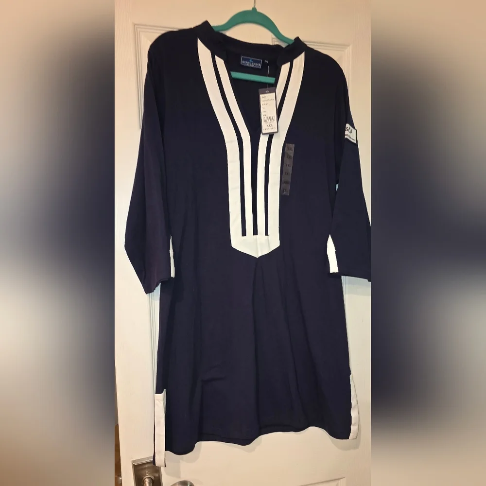 NWT Bermuda's Brand Crown & Anchor Cotton Dress - Picture 3 of 16